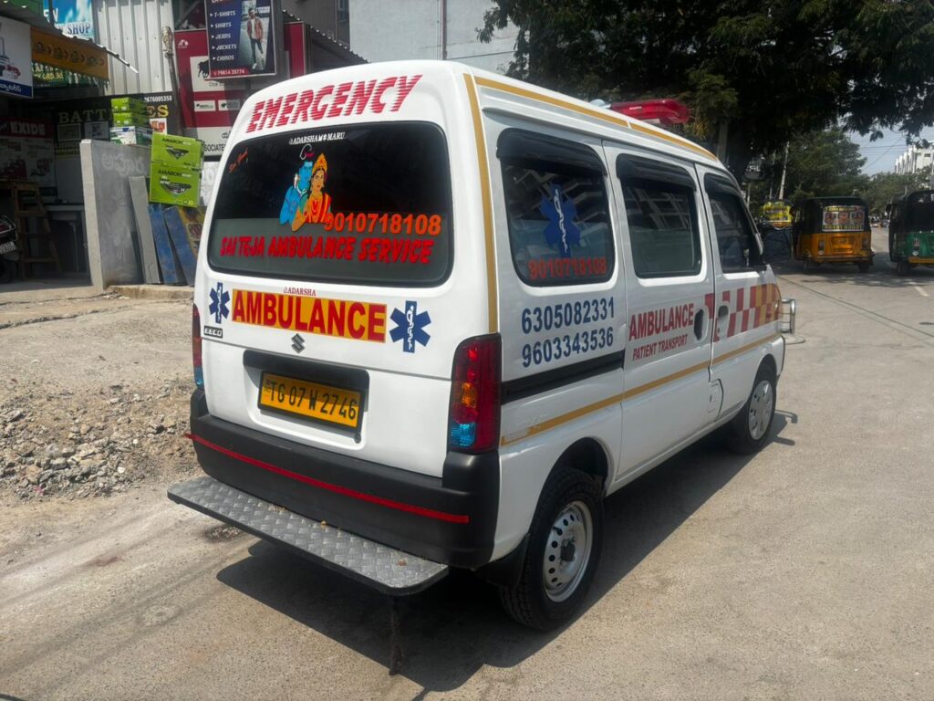 Ambulance Services in Kondapur Hyderabad | 24/7 Sai Teja Ambulance